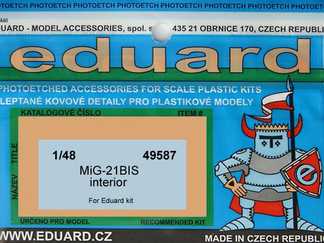 Eduard Ätzteile - MiG-21BIS interior
