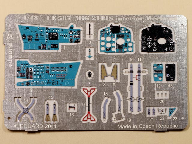 Eduard Ätzteile - MiG-21BIS interior Weekend