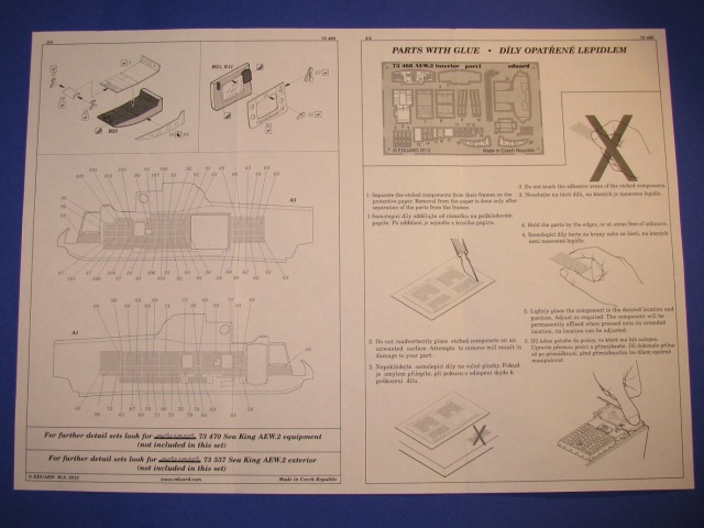 Eduard Ätzteile - Sea King AEW.2 interior S.A.