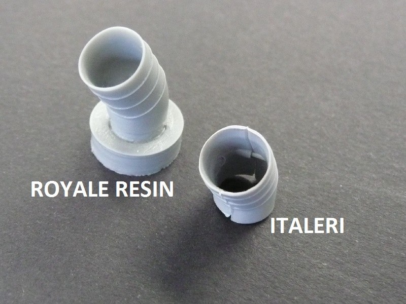 Royale Resin - Exhausts for HU-5 Wessex