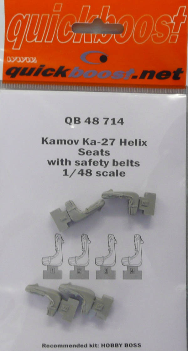 Quickboost - Kamov Ka-27 Helix seats with safety belts