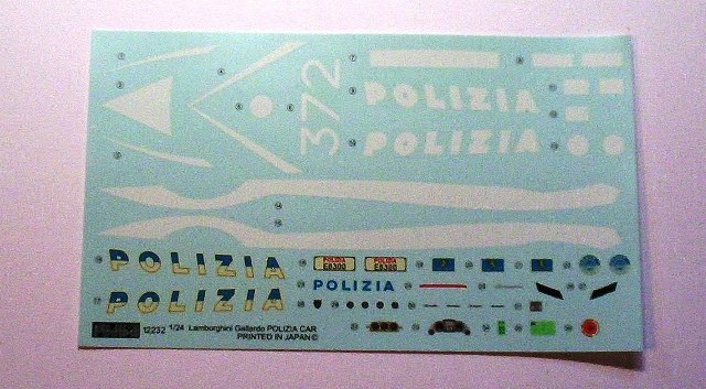 Fujimi - Lamborghini Gallardo Polizia