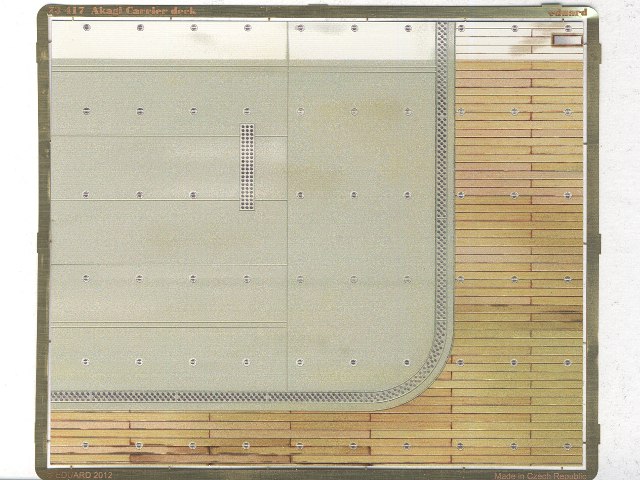 Eduard Ätzteile - Agaki Carrier Deck Lift Area 