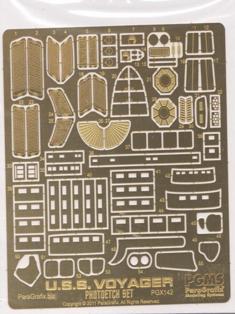 ParaGrafix Modeling Systems - U.S.S. Voyager Photoetch Set