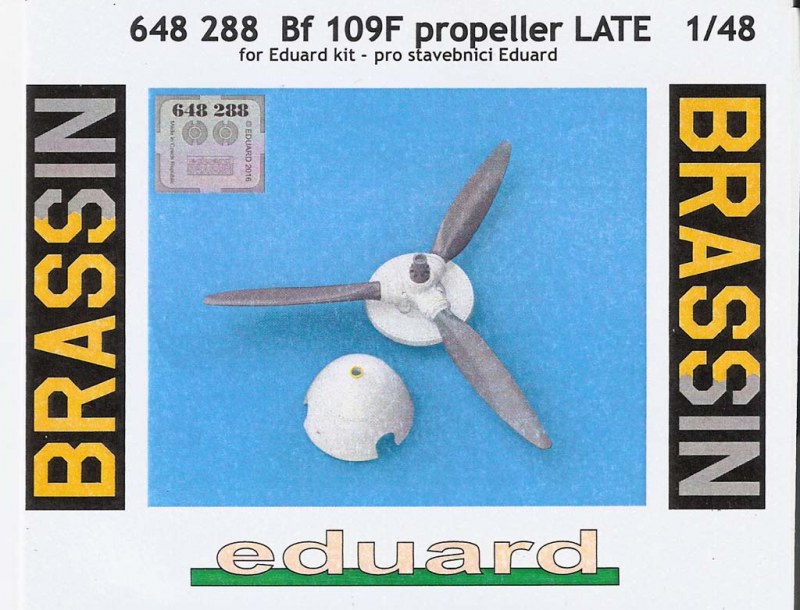 Eduard Brassin - Bf 109F propeller LATE