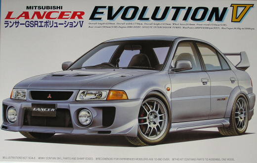 Fujimi - Mitsubishi Lancer Evolution V