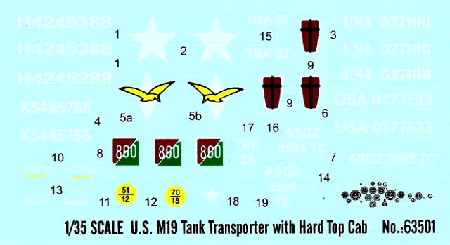 Merit - U.S. M19 Tank Transporter with Hard Top Cab