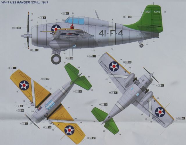 Trumpeter - Grumman F4F-3 Wildcat (early)