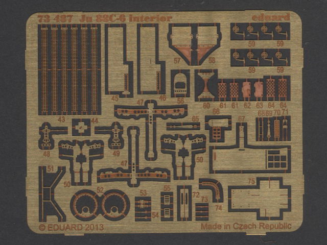 Eduard Ätzteile - Ju 88C-6 interior S.A.