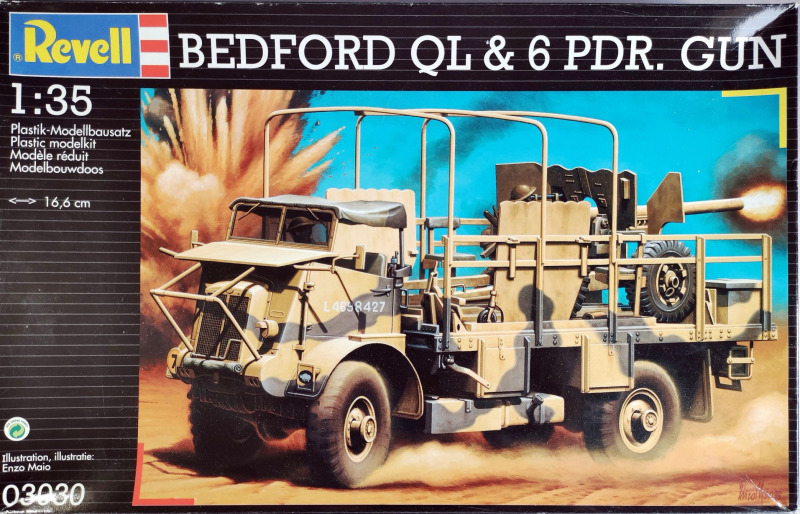 Revell - Bedford QL & 6 Pounder Gun