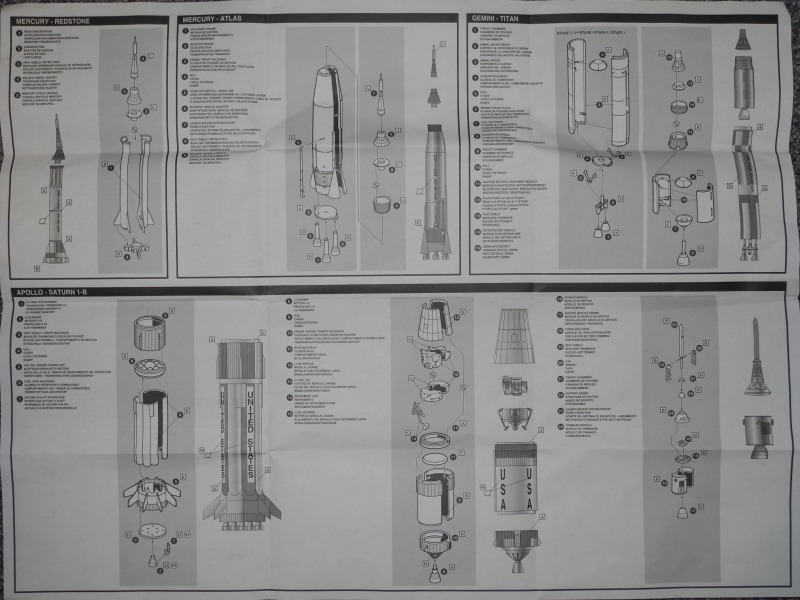 AMT/Ertl - Man in Space Rocket Collection