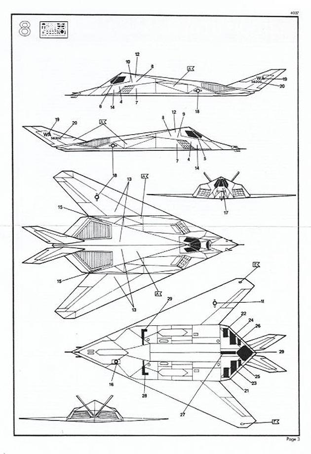 Revell - F-117 A Stealth Fighter