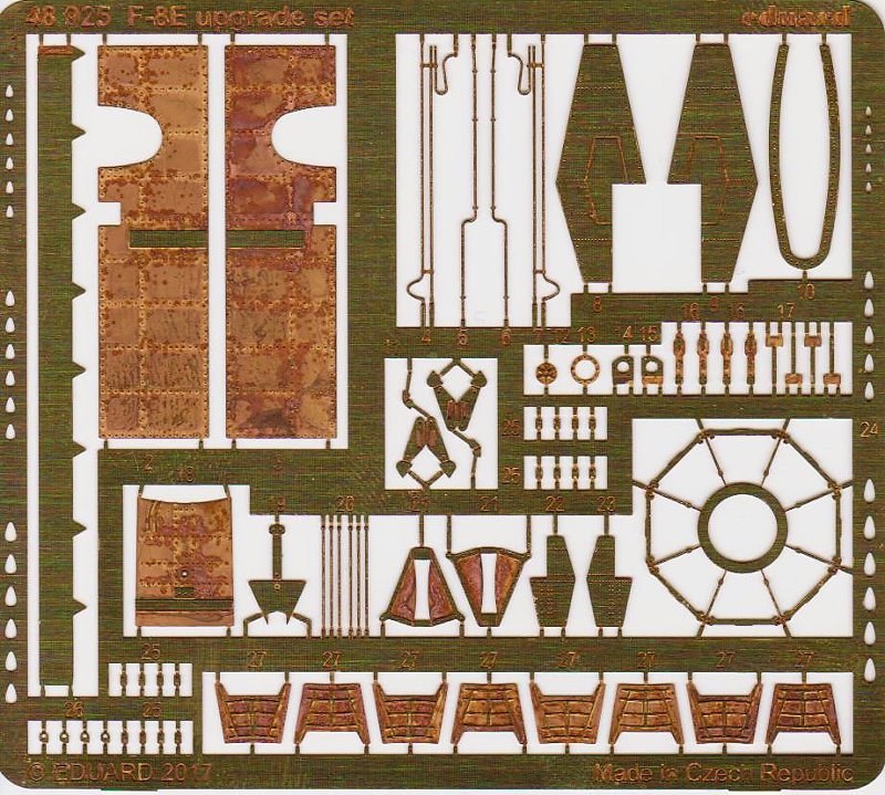 Eduard Ätzteile - F-8E upgrade set