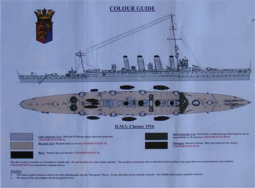 White Ensign Models - H.M.S. Chester