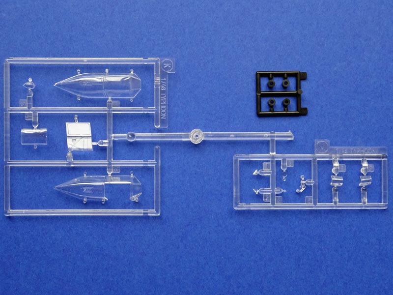 Klarsichtteile und Polycaps für den Propeller