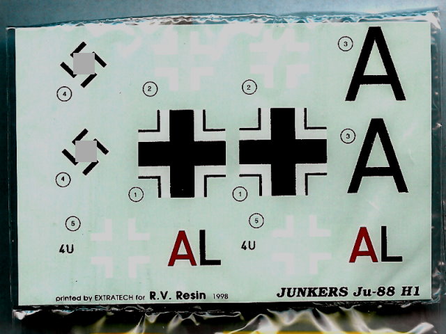 R.V. Resin - Junkers Ju 88 H-1