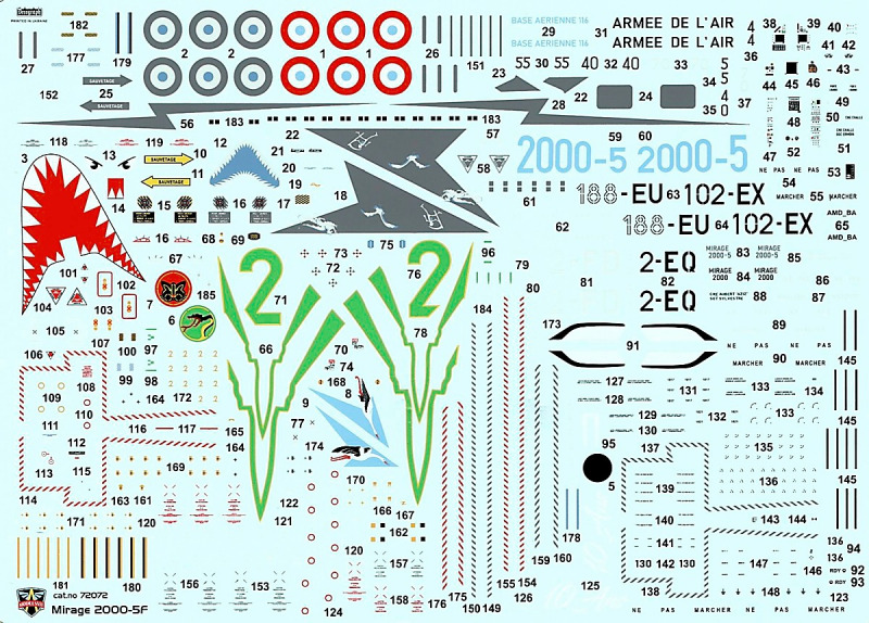 Modelsvit - Mirage 2000-5F