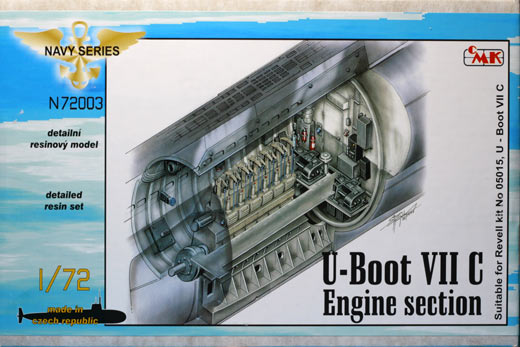 U-Boot VII C Engine section, CMK Nr. N72003 - Modellversium