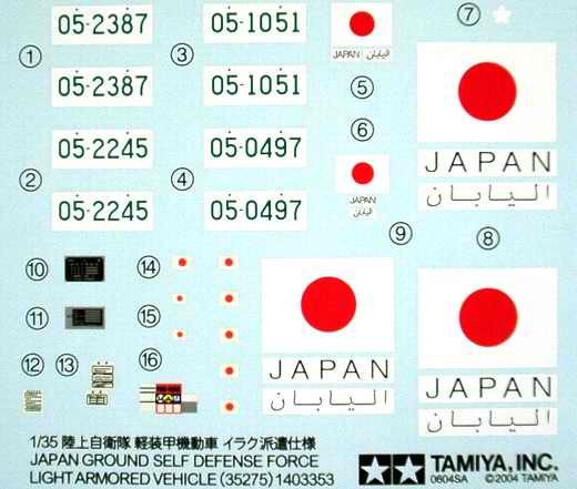 Tamiya - JGSDF Light armored vehicle