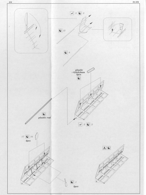 Eduard Ätzteile - Il-2M landing flaps