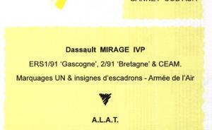 Bausatz: Dassault Mirage IVP, A.L.A.T., Fairey Gannet COD AS.4