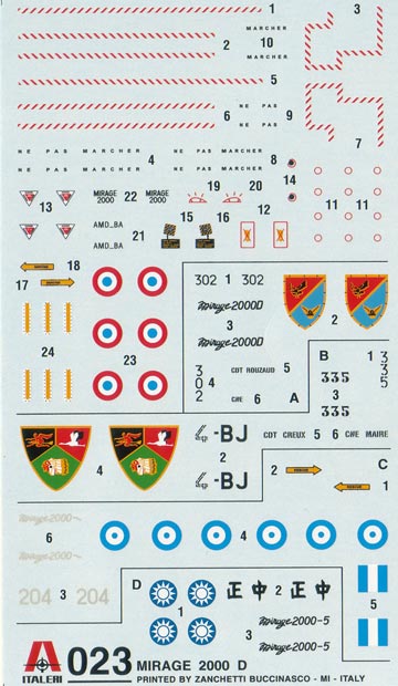 Italeri - Mirage 2000 D