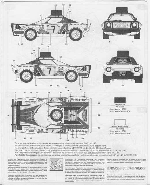 Italeri - Lancia Stratos Safari Rally