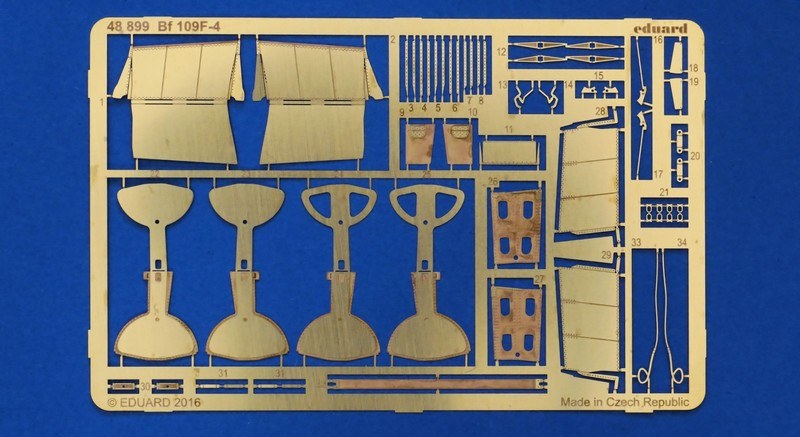 Eduard Ätzteile - Bf 109F-4