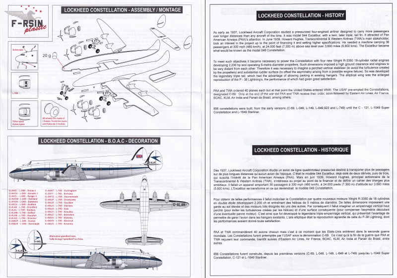 F-RSIN - Lockheed L-749 - B.O.A.C