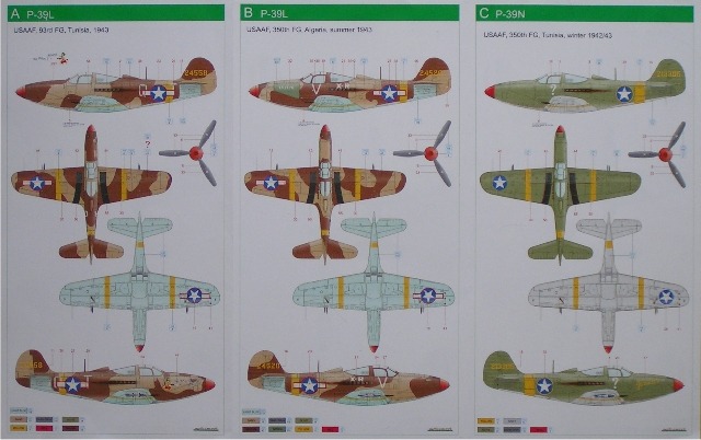 Eduard Bausätze - P-39 L/N, Aircraft in the MTO