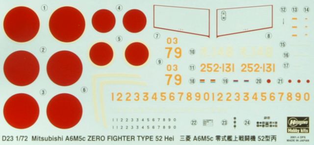 Hasegawa - Mitsubishi A6M5c Zero Type 52 Hei