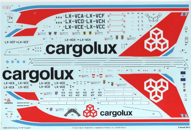 Revell - Boeing 747-8F Cargolux