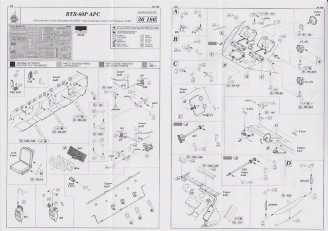 Eduard Ätzteile - BTR-60P APC