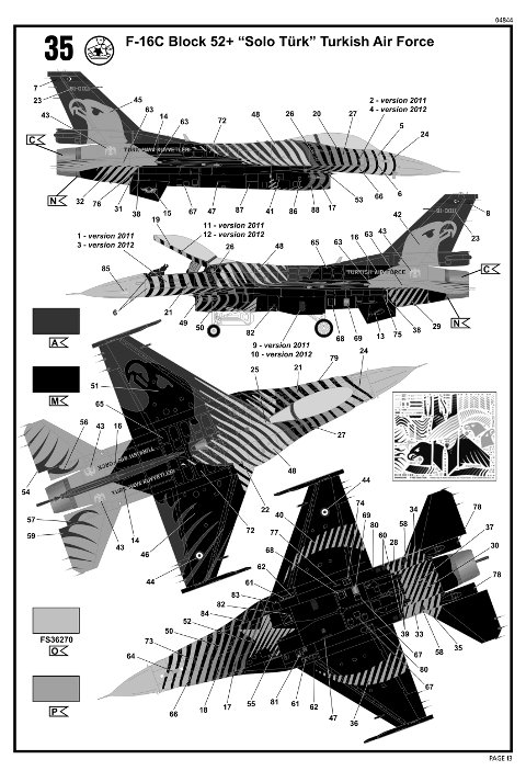 Revell - Lockheed Martin F-16C "Solo Türk"