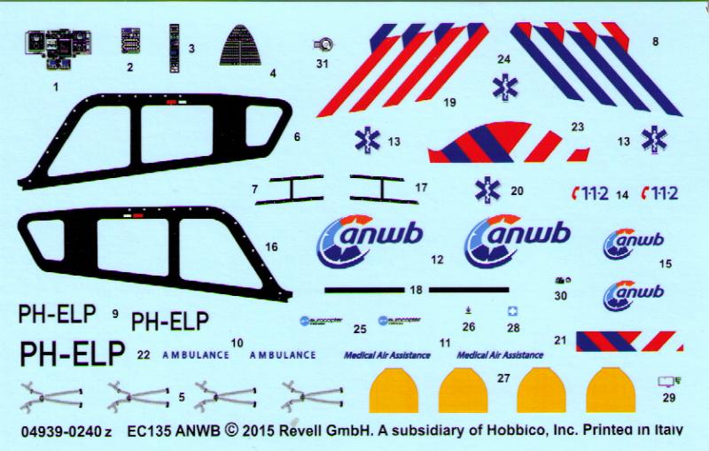 Revell - EC135 ANWB