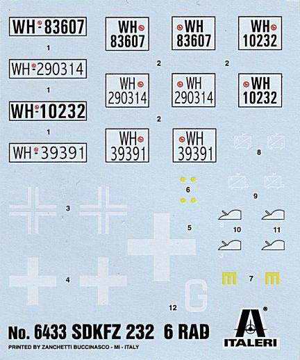 Italeri - Sd.Kfz. 232 (6 Rad) mit Resinteilen