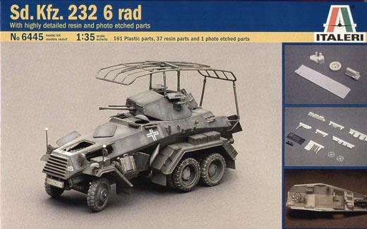 Italeri - Sd.Kfz. 232 (6 Rad) mit Resinteilen