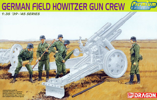 Dragon - German Field Howitzer Gun Crew