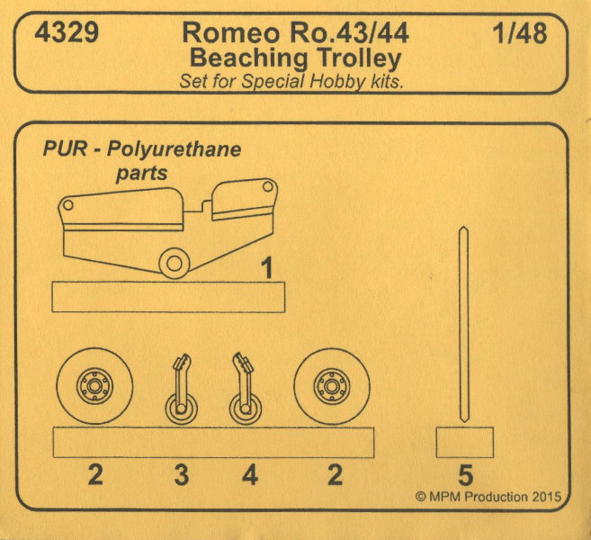 CMK - Romeo Ro.43/44 Beaching Trolley