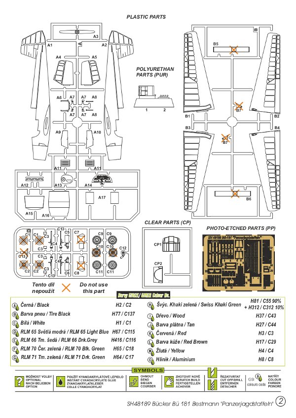 Special Hobby - Bücker Bü 181 Bestmann "Panzerjagdstaffeln"