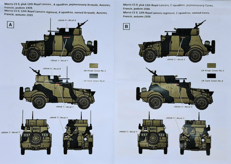 Planet Models - Morris CS9 British Light Armored Car "Battle of France"