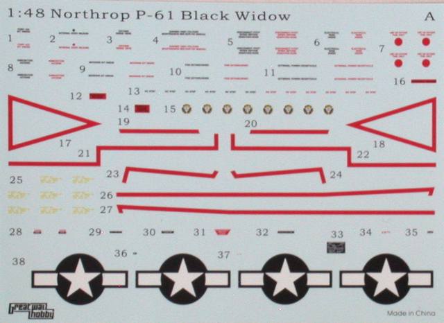 Great Wall Hobby - Northrop P-61A Black Widow