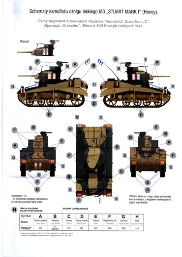 Mirage Hobby - M3 "Stuart Mark I" (Honey)