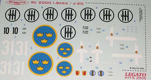 Legato - Reggiane Re-2000 Serie I/J-20