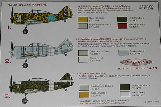 Legato - Reggiane Re-2000 Serie I/J-20