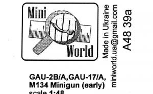 Bausatz: M134 Minigun (early)