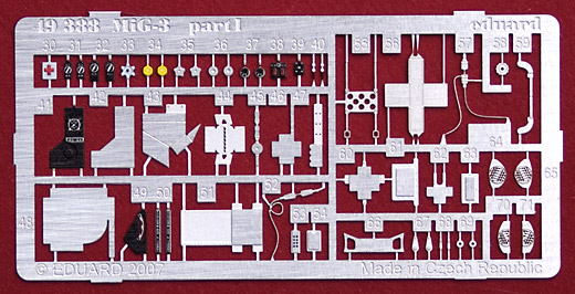 Eduard Ätzteile - MiG-3 for Trumpeter Kit