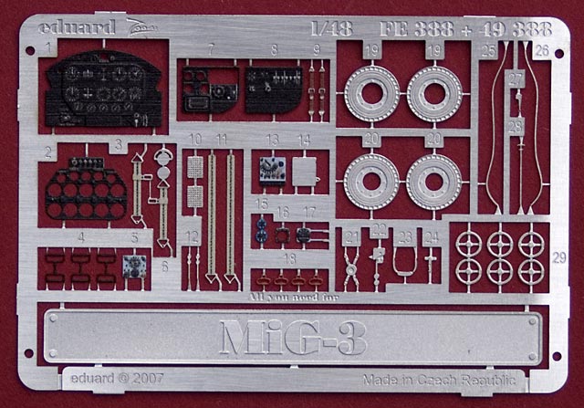 Eduard Ätzteile - MiG-3 for Trumpeter Kit