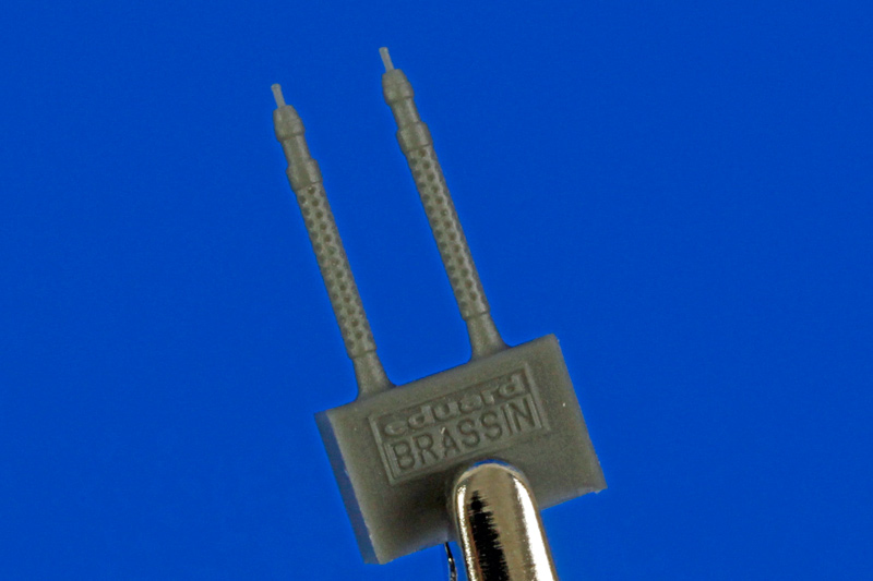 Makroaufnahme der MG-Läufe, schöne Details sind zu sehen.