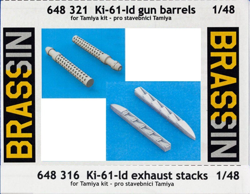 Eduard Brassin - Ki-61-Id exhaust stacks & Ki-61-Id gun barrels